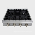 Hyxion Stainless steel Blue porcelain oven interior standing gas cooker gas stove 3 burner automatic cooktops for home use